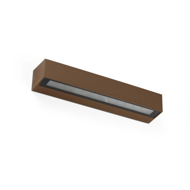 Doro-20 Integrated LED Up Down Lighter Outdoor Wall Light Brown, 3000K, IP65