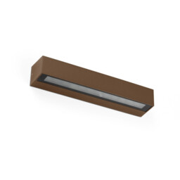 Doro-20 Integrated LED Up Down Lighter Outdoor Wall Light Brown, 3000K, IP65