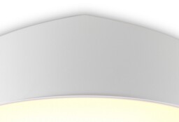 Mini Flush Ceiling Light 70cm Round, 8 x E27 (Max 20W), White, IP44 - thumbnail 3