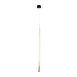 Diana 80 Integrated LED Pendant Ceiling Light Satin Gold 2700K