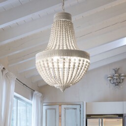 Monet 5 Light Pendant Light White - thumbnail 2
