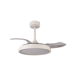 Mistral Mini 40W LED Dimmable Ceiling Light With Built-In 28W DC Fan, 2700-5000K Remote Control, 2500lm, White, 5yrs Warranty - thumbnail 5