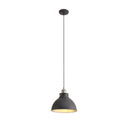 Carmel Medium Ceiling Pendant, E27, Graphite, Satin Nickel, Silver - thumbnail 3
