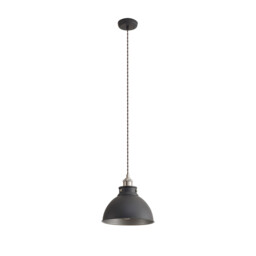 Carmel Medium Ceiling Pendant, E27, Graphite, Satin Nickel, Silver - thumbnail 5