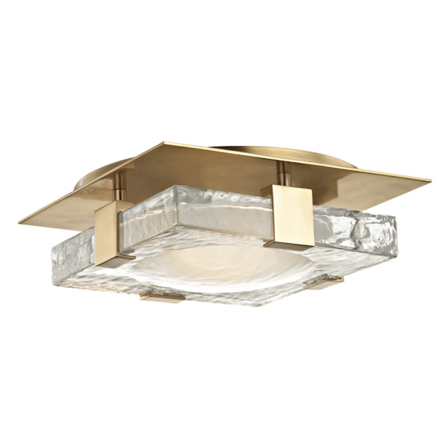 Bourne Led Wall Sconce Aged Brass
