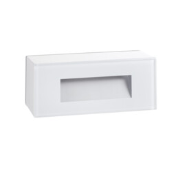 Dart Outdoor LED Recessed Wall Light White 5W 2700K IP65