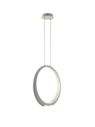 Ring Ceiling Pendant 50cm Round, 23W LED, 3000K, 1600lm, White, 5yrs Warranty - thumbnail 3