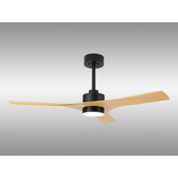 Thai 30W LED Dimmable Ceiling Light With Built-In 35W DC Fan, 2700-5000K Remote & APP Control, 2400lm, White/Wood, 5yrs Warranty - thumbnail 2