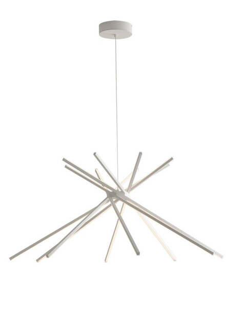 SHANGHAI LED Pendant Ceiling Light White 2860lm 3000K 113x51.5cm - image 1