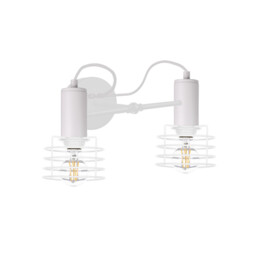 Rune Wall Lamp White, 25cm, 2x E27