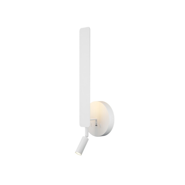 Combo Modern Bedside Reading Wall Light White 700lm - image 1