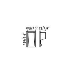 Soun Outdoor Led White Recessed Wall Lamp IP65 - thumbnail 2