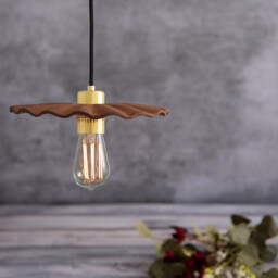 Kapok Pendant Red Iron, Polished Brass - thumbnail 5