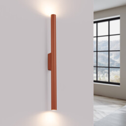 Pastelo Modern Up Down Wall Lamp Red Ochre - thumbnail 3
