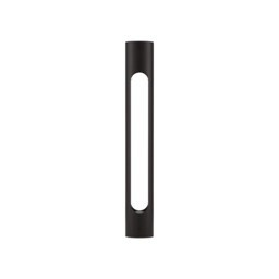 Ellery 60cm Outdoor Bollard Black Aluminium LED 12W 372Lm 3000K IP65