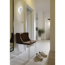 Liso Integrated LED Semi Flush Ceiling Light White 3000K - thumbnail 3