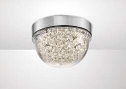Harper Small Ceiling 6W 500lm LED 4000K Polished Chrome, Crystal - thumbnail 2