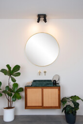 Lennert Modern Ceiling Spotlight Bathroom - LED Dim. - GU10 - 4x5W 3000K - IP44 - Black - thumbnail 5
