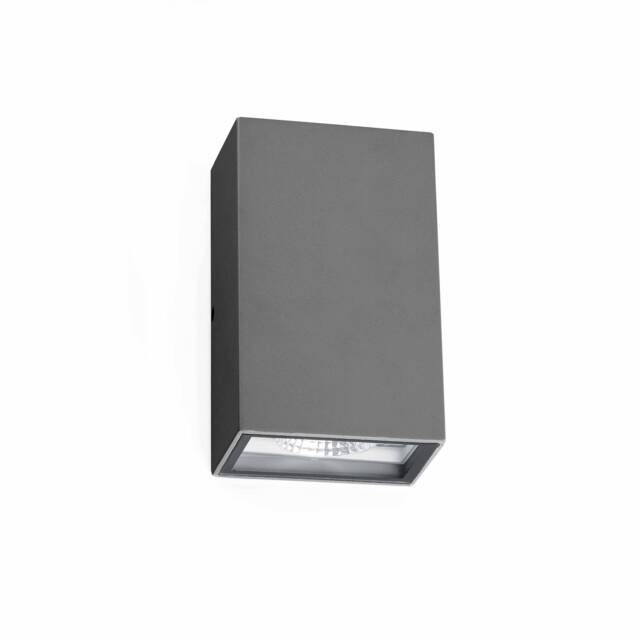 Crata LED Outdoor Wall Light Dark Grey IP54 - image 1