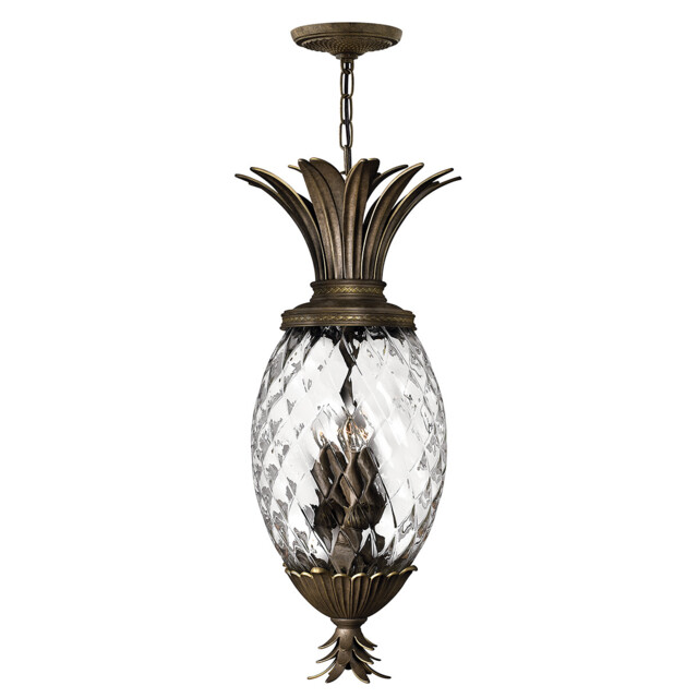 Plantation 4 Light Ceiling Pendant Pearl Bronze, E14 - image 1
