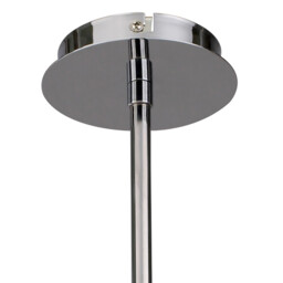 Amel Telescopic Convertible To Semi Flush 6 Light L1/SGU10, Polished Chrome - thumbnail 5