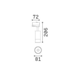 Eos Tr 1-Phase 25W 3000K On-Off Ne - thumbnail 2