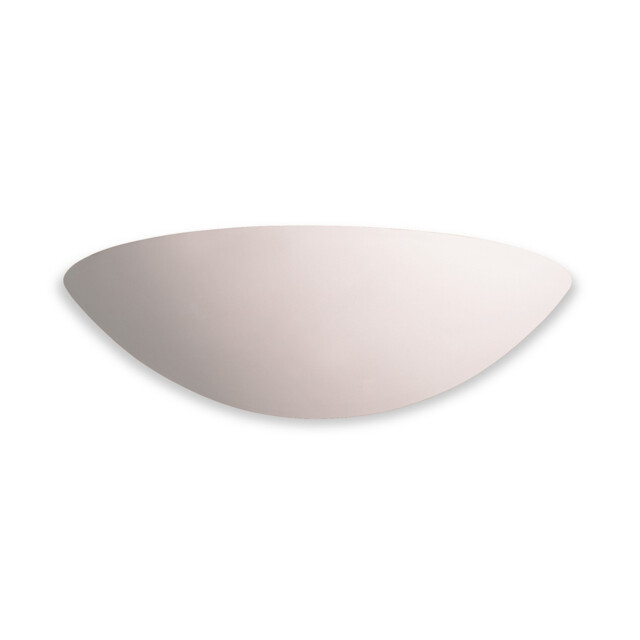 Ceramic 1 Light Indoor Wall Uplighter - 100W Unglazed, E27