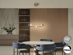 Tirsa Pendant Ceiling Light Bronze LED 3000K - thumbnail 2