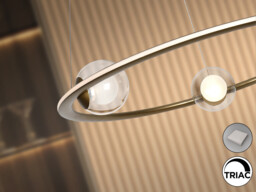 Tirsa Pendant Ceiling Light Bronze LED 3000K - thumbnail 3
