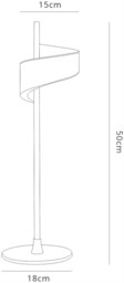 Tsunami 1 Light Table Lamp, 6W LED, 3000K, 450lm, Sand White - thumbnail 2