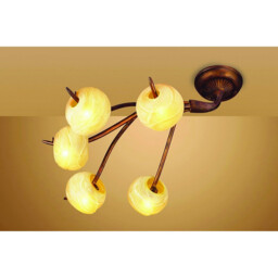 (0038 003) Wave Ceiling 5 Light G9, Rustic Gold - thumbnail 2