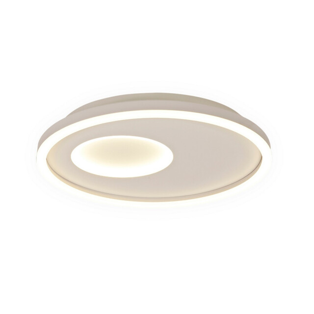 Krater Ceiling 40cm Round 36W LED 3000-6000K Tuneable, 1800lm, Remote Control White - image 1