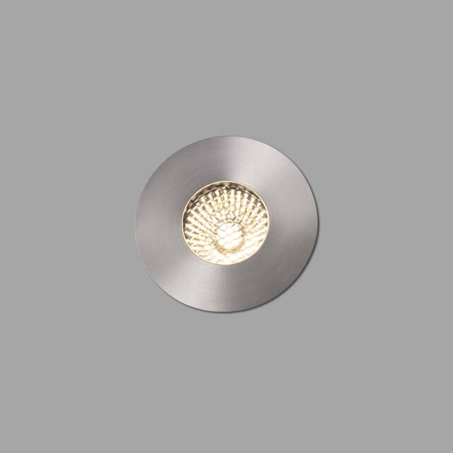 Grund LED Medium Outdoor In Ground Recessed Spotlight Matt Nickel IP67 - image 1