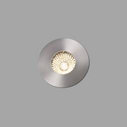 Grund LED Medium Outdoor In Ground Recessed Spotlight Matt Nickel IP67