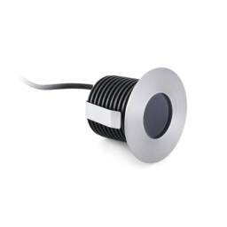 Grund LED Medium Outdoor In Ground Recessed Spotlight Matt Nickel IP67 - thumbnail 2