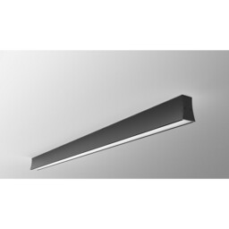 Hanok 1.2m Linear Ceiling Light 110°, 38W LED, 3000K, 2850lm, Black, 3yrs Warranty - thumbnail 2