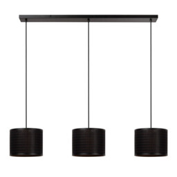 Lucide TAGALOG - Pendant light - Ø 40 cm - 3xE27 - Black - Essential - thumbnail 3