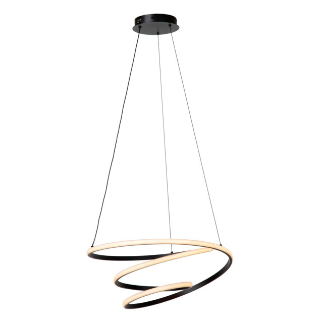 Lucide ESPIRAL - Pendant light - LED Dim. - CCT - 1x40W 2700K/4000K - Black - Essential - image 1