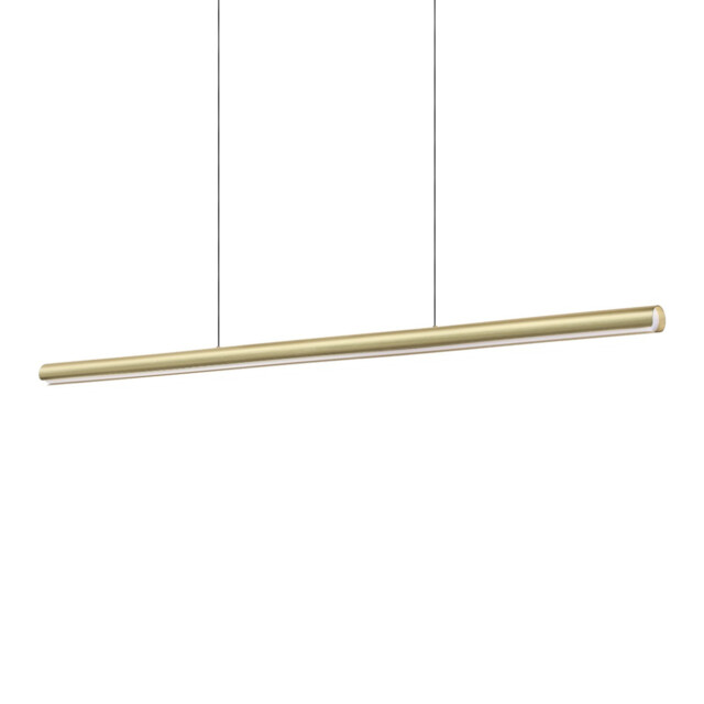 Dorica Bar Pendant Ceiling Light Brass 1x LED 4000lm 3000K DALI Dimmable - image 1