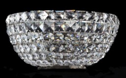 Basfor Flush Wall Lamp Nickel Antique & Crystal, 2 Light, E14 - thumbnail 2