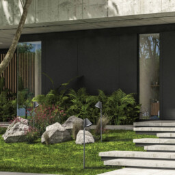 Zambelis Outdoor Bollard Graphite LED 3000K IP65 6W - thumbnail 2