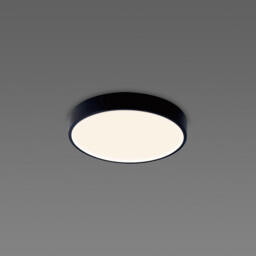 Cumbuco II Ceiling 38cm, 30W LED, 2700/3300/4000K, On Board CCT, 2200lm, Black, 3yrs Warranty - thumbnail 2
