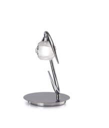 Loop Table Lamp 1 Light G9 ECO, Polished Chrome - thumbnail 1