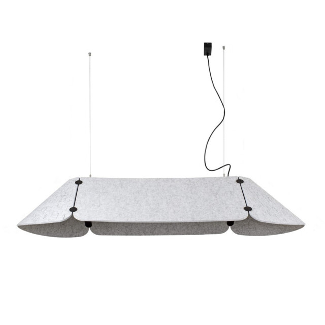 Fonovia Integrated LED Straight Bar Pendants Grey, 3000K