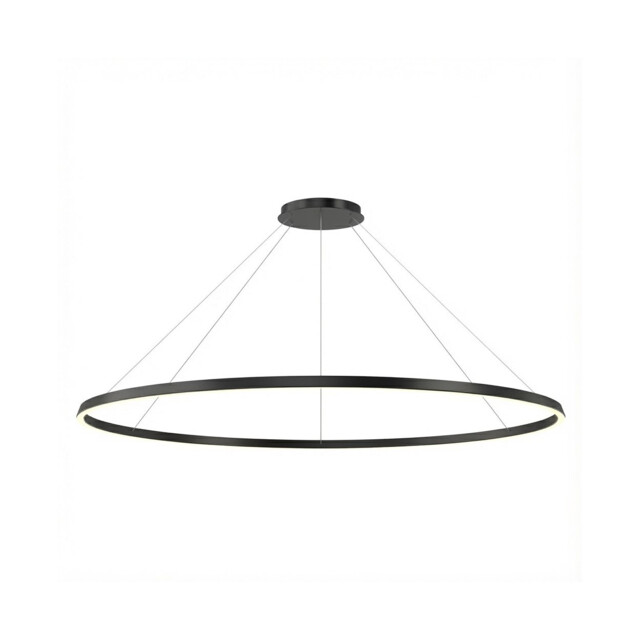 Circular Downward Surface 200cm Home Black LED 108W 3000K Dali Dimmming - image 1