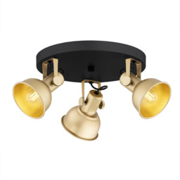 Lenora Ceiling Spotlight Clusters Gold, Black - thumbnail 1