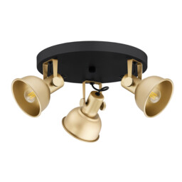 Lenora Ceiling Spotlight Clusters Gold, Black - thumbnail 2