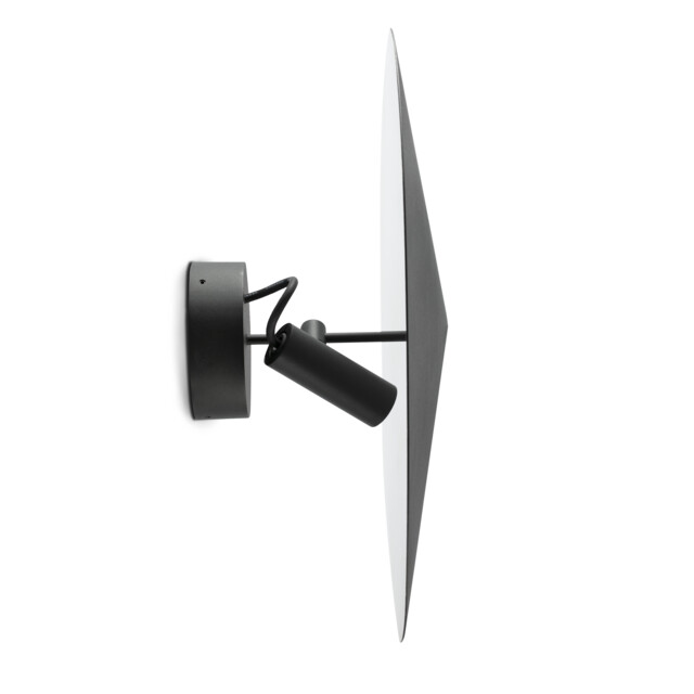 Clap Outdoor Spotlight Black, White & Black IP65 3000K - image 1