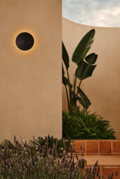 Clap Outdoor Spotlight Black, White & Black IP65 3000K - thumbnail 2