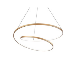 Oz 80cm Integrated LED Pendant Ceiling Light Brass 2700K